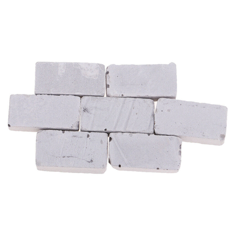 1/16 Scale House Wall Building 50x Gray Bricks 1.7x0.9cm for Sand Armor Land
