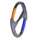 8 Shaped Carabiner Keychain Snap Clip Hook Hiking Buckle Outdoor Camping Too Gw