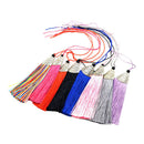 8Pcs Mixed Color Silky Tassels for Crafts Cardmaking Bookmarks Earrings 3.3"