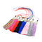 8Pcs Mixed Color Silky Tassels for Crafts Cardmaking Bookmarks Earrings 3.3"