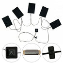 Thermal Clothing Electric Heating Pad USB Charging Outdoor Camping 5 In 1 Winter