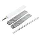 House Clean Helper Fur Hair Remove Brush Flexible Panel Long Handle w/ 2 Cover