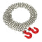 4PCS RC Rock Crawler 1:10 Tow Hook+Trailer Rope+Steel Tow Chain for Traxxas Hsp