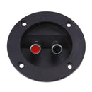 Square Shape Double Binding Post Type Speaker Wiring Box Terminal Cup Board A