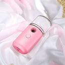 30ml USB Face Steamer Nano Humidifier Mist Moisturizing Sprayer (Pink)