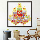 5D DIY Special Shaped Diamond Painting Christmas Candle Cross Stitch Kits