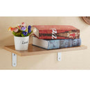 Pair Heavy Duty Wall Shelf Bracket Shelves Support Shelf Holder Supporter M