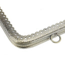 25cm Embossing Square Metal Purse Frame Handle for Clutch Bag Accessories A