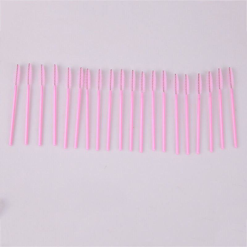 50PCS Disposable Eyelash Brush Mascara Wands Applicator Spoolers Makeup(5)