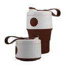 400Ml Large Capacity Foldable Silicone Coffee Cup Portable Telescopic Cup O