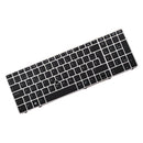 Replacement Laptop Keyboard Layout Spanish For  EliteBook 8560p 8570P