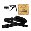Ukulele Beginner Kit Strap+Strings+Capo+Rhythm Ring for Children Kids Adults