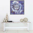 5D DIY Full Drill Diamond Painting White Tiger Cross Stitch Embroidery Kits