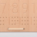 Montessori Number Tracing Boards Double Sided Wooden Learning Material 123