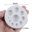 Round cake mold soap mold silicone baking mould for candy chocolate ice lattice