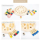 Wooden Memory Match Chess Game Children