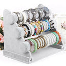 Triple Bracelet Holder Jewelry Display Stand Watch Bangle Bar Necklace Stor C2Z4
