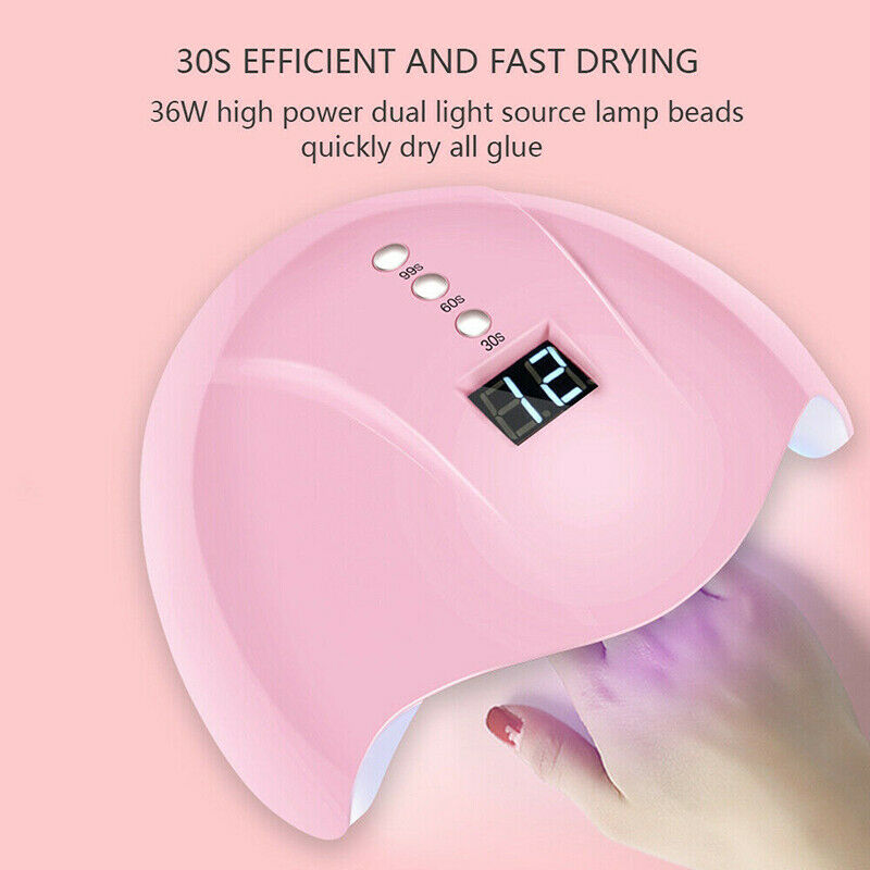 36W Nail Art USB Nail Lamp UV 12 led Light Nail Gel Dryer Curing Polish Machi3C