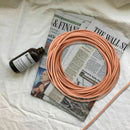 Lace strap lanyard leather natural natural color 2 mm Q7Q8