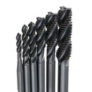 Twist Drill Bit Set - 5 Pcs Hex Shank HSS Hand Tap Screw Drill Bit Set for Steel