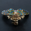 Fashionable Bumble Bee Crystal Brooch Pin Costume Badge Party Jewelry Gift  D4F3