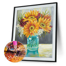 5D DIY Full Round Drill Diamond Painting Flowers Art Embroidery Kits (B908)