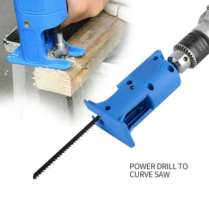 Cordless Electric Drill Reciprocating Saw Hand Metal Cutter Adapter Blade Kit