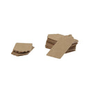 100X Kraft Paper Tags Label Luggage Wedding Birthday Christmas Party Blan Hs Gw