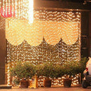 LED Curtain Light String Voice Control Waterproof Fairy Light (Warm White) A