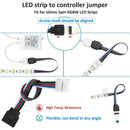 95pcs 10mm Solderless 4Pin Connector Clip for 5050 RGB LED Strip Light Power