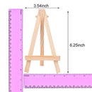 24 Pack Mini Wood Display Easel Wood Easels Set For Paintings Craft Small A R1Y2