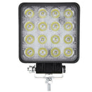 48W Square LED Driving Work Light Spot Lamp Waterproof Off-Road Boat Truck 12V