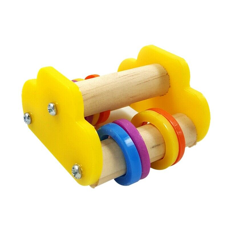 Parrot Underfoot Education Toys Mini Skateboard Training Bird Ice Skates Ro F6L7