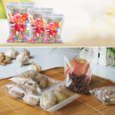 100X Plastic Zip Lock Bags 4MIL Clear Plastic Bag Reclosable Small Baggies U4I7