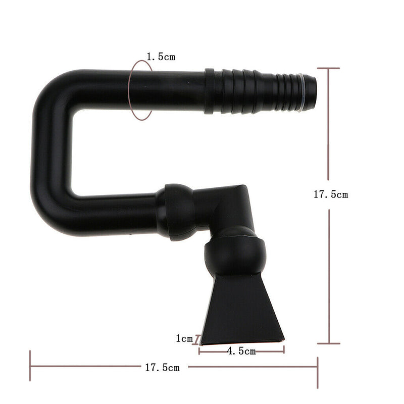 High Quality U Shaped 360 Degrees Aquarium Fish Tank Water Outlet Tube Duck Bill