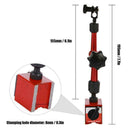 Dial Test Indicator Scale Gauge Precision+Magnetic Base Stand Holder Y2R4