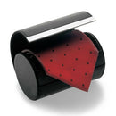 Black Necktie Neck Tie Storage Case Travel Gift Box Cylinder Shape D3B1