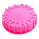 Happy Birthday Jelly Silicone Pastry Cake Mould Mold Baking Tins Pans DIY