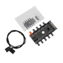 SATA Port Powered 11 Way 4pin Cooling Fan Power Cable Extender Hub for PC