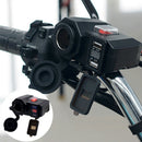 New Motorcycle Cigarette Lighter Socket Outlet Dual USB Charger LED Voltmeter