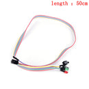 PC case red green LED lamp ATX power supply reset HDD switch lead  ME