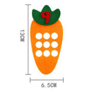 Children's Puzzle Handmade DIY Creative Carrot Digital Toys 10Pcs Educatio LZP