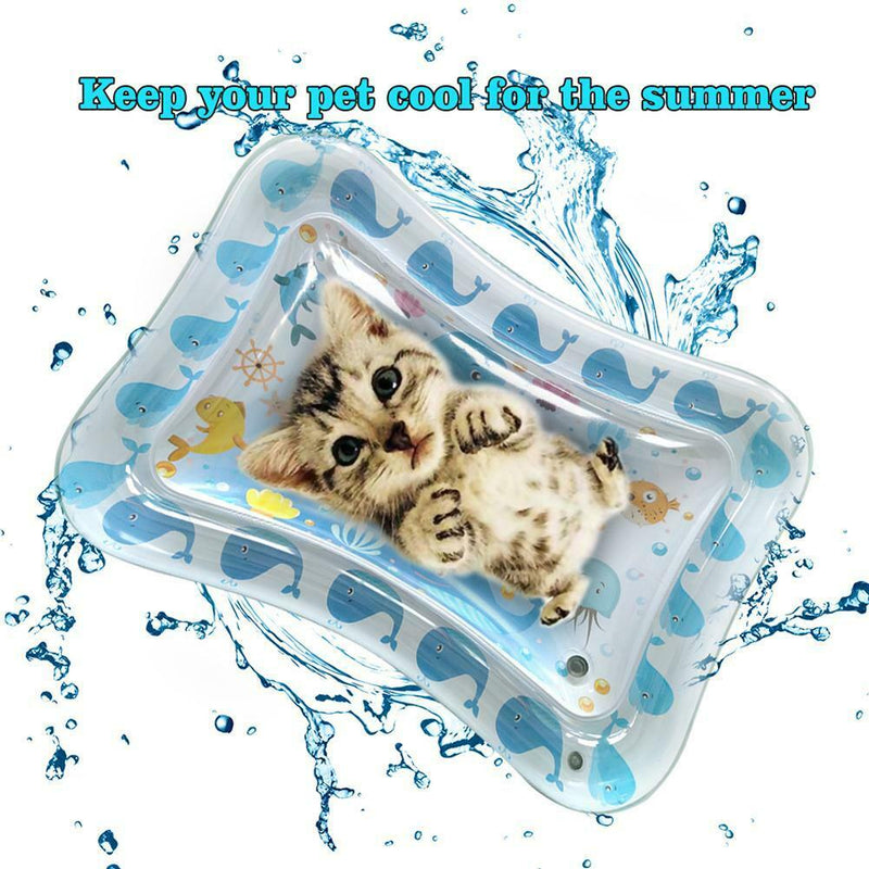 70CM Baby Kid Water Play Mat Inflatable Thicken PVC Infants Gym Playmat