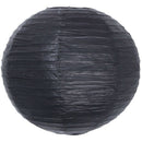 Black 20cm Paper Lantern Home Wedding Decor Decoration Party Round Party