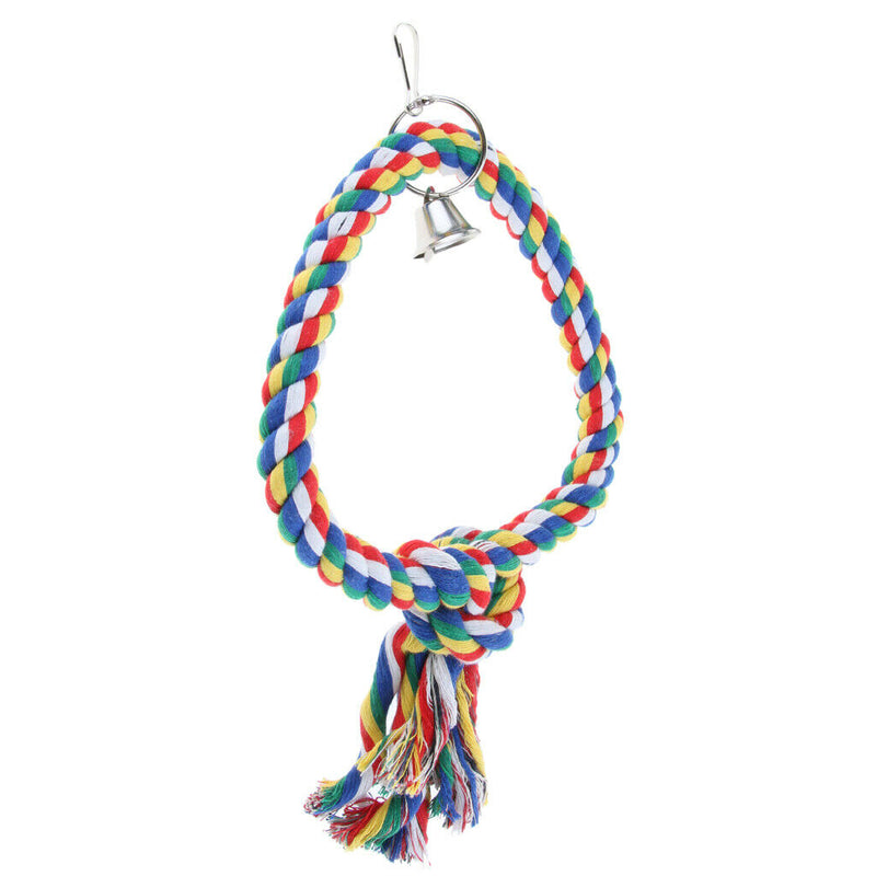 Birds Hanging Swing Toys Bird Parrots Cage Accessory Great For Cage Decor