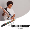 Guitar Strap Adjustable Belt for Acoustic Guitar Instrument Parts (Red) A