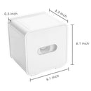 Waterproof All Covered Toilet Paper Holder Box,Wall Mounted Bathroom Paper  U8J8