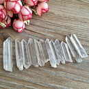 50g Tibet Natural Clear Quartz Crystal Points Wand Stone Specimen Decor Gift