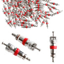 100Pcs Car Truck Replacement Tire Tyre Valve Stem Core Part With Wrenlj JC&M