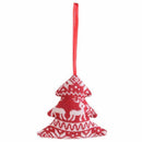 Set of 3pcs Suspension Decoration Suspended for Christmas tree - Red A2N7